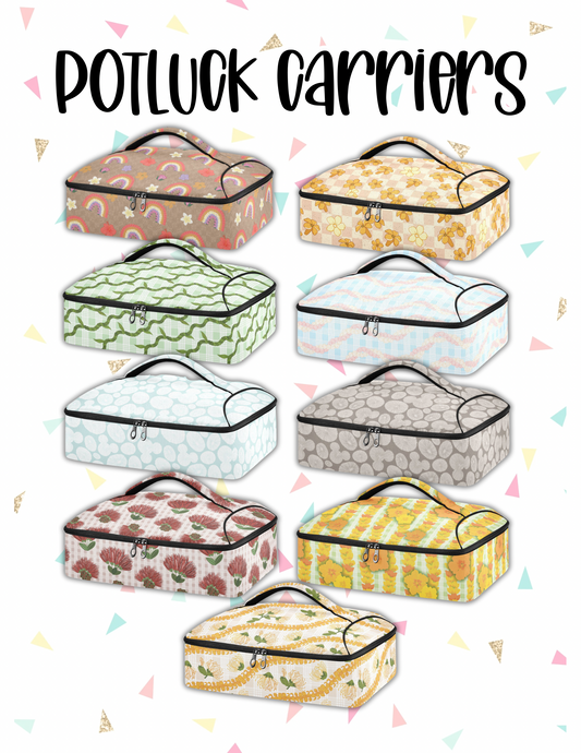 Potluck Carriers (ALL DESIGNS)