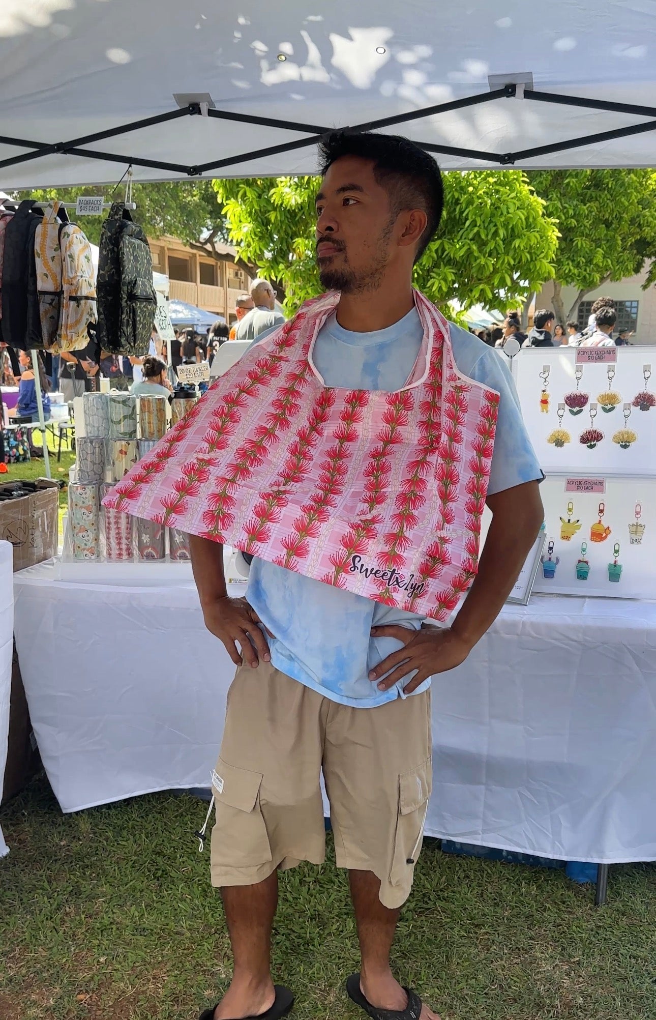 Lehua Palaka Eco Bag