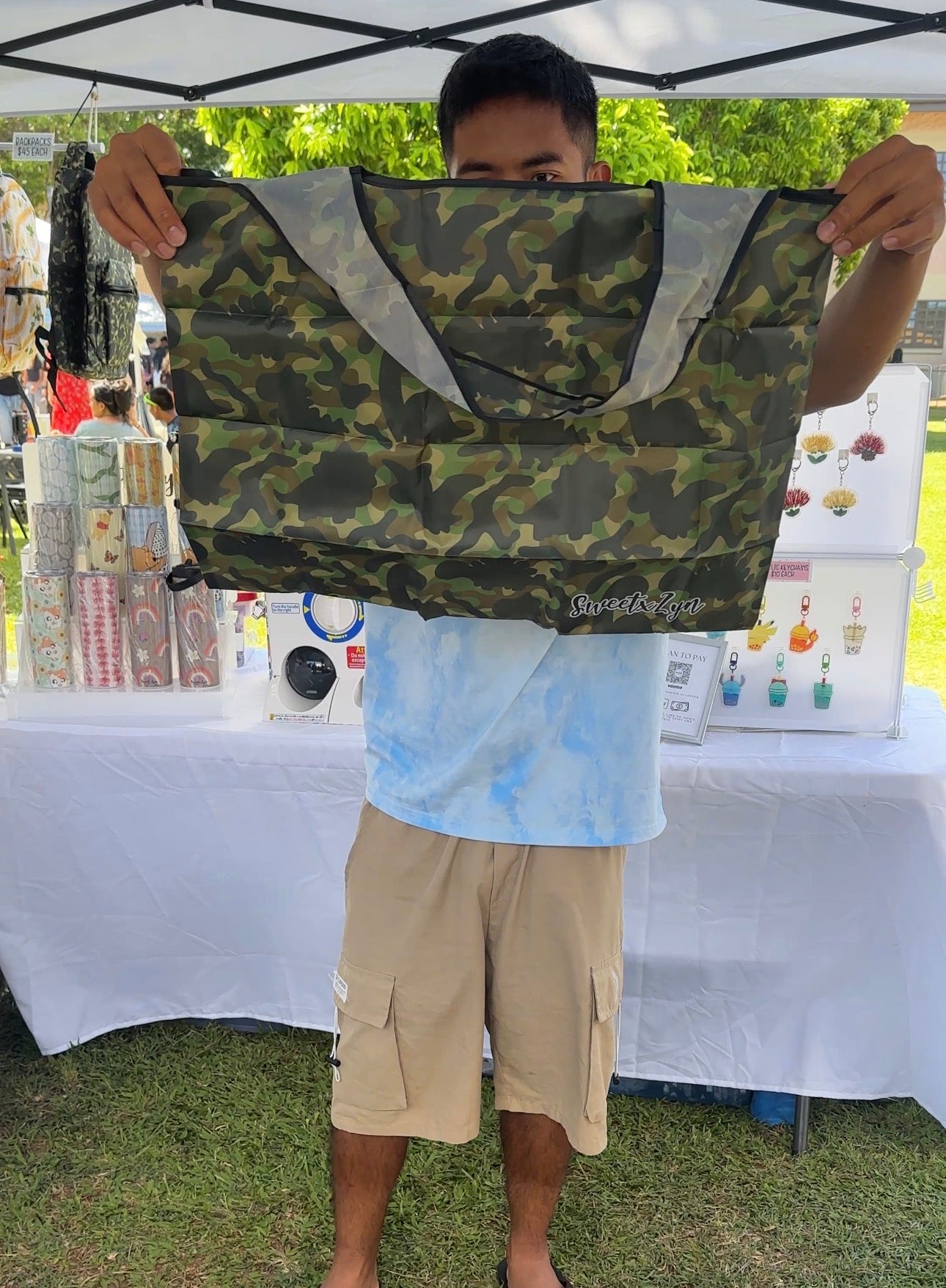 Dino Camo Eco Bag