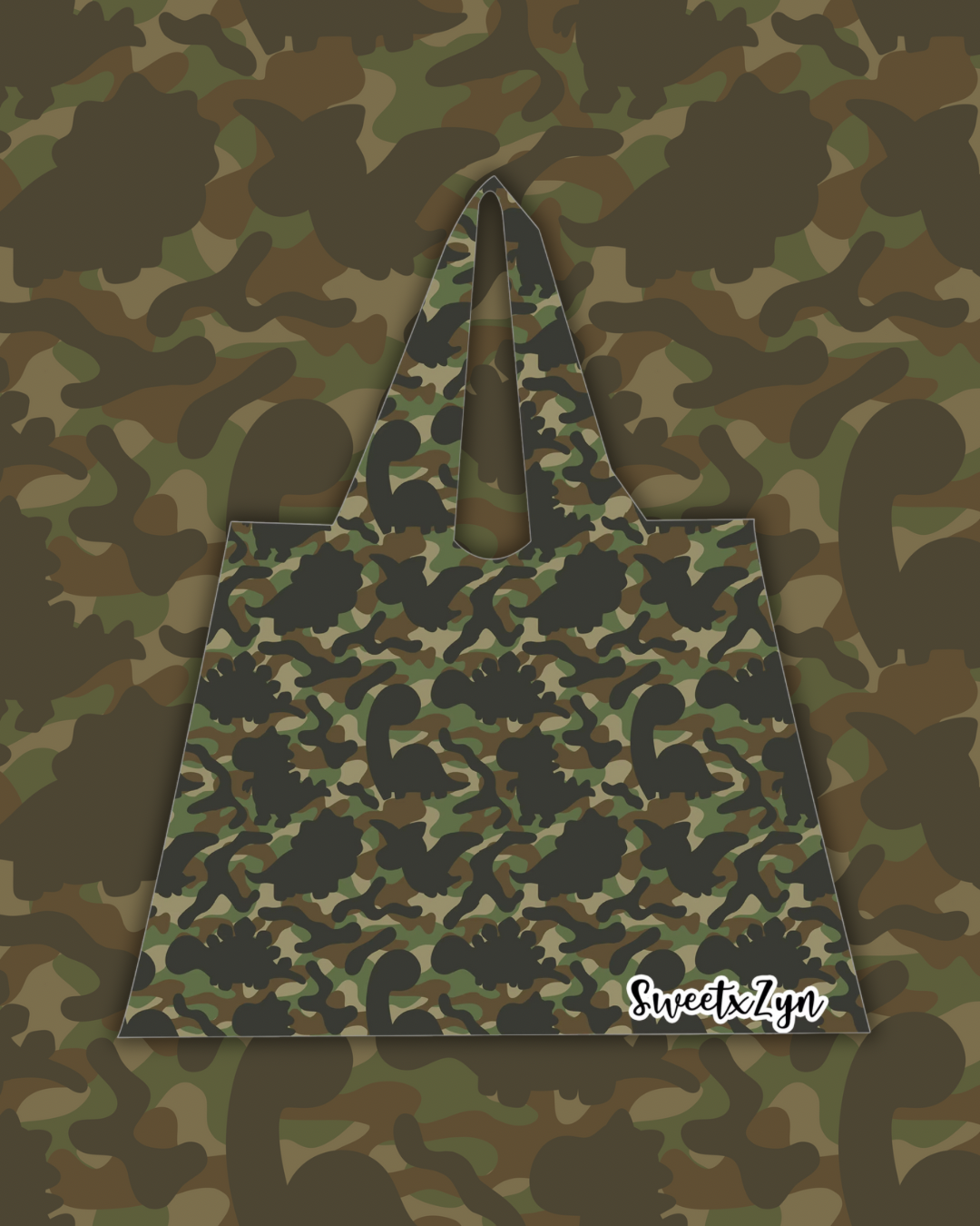 Dino Camo Eco Bag