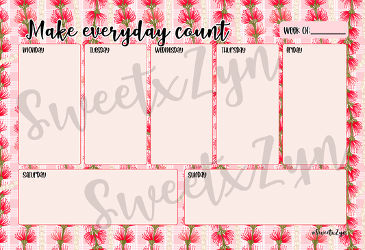 Weekly Notepads NOT STICKY