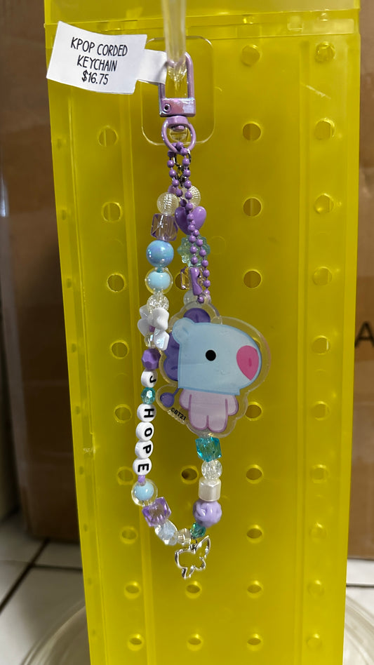 KPOP Corded Keychain