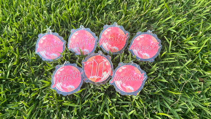 Bias Name Keychains