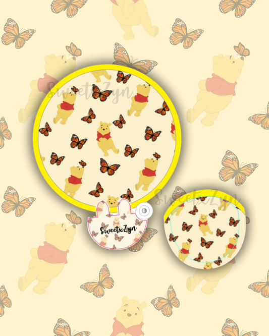 Pooh-Lelehua Pocket Fan