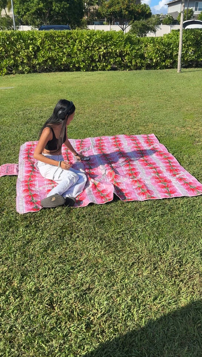 Lehua Palaka Picnic Mat