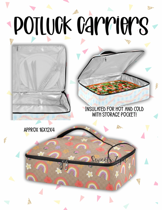 Potluck Carriers (ALL DESIGNS)