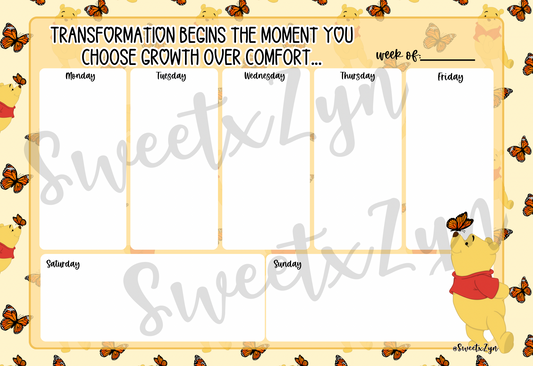 Weekly Notepads NOT STICKY