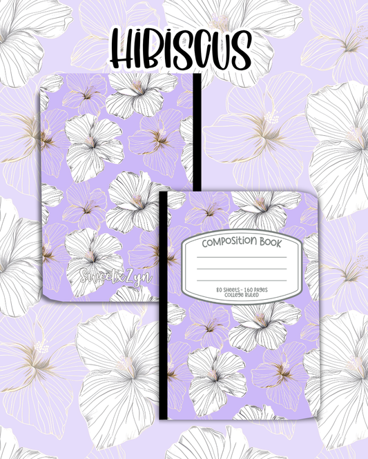 Hibiscus Composition Book