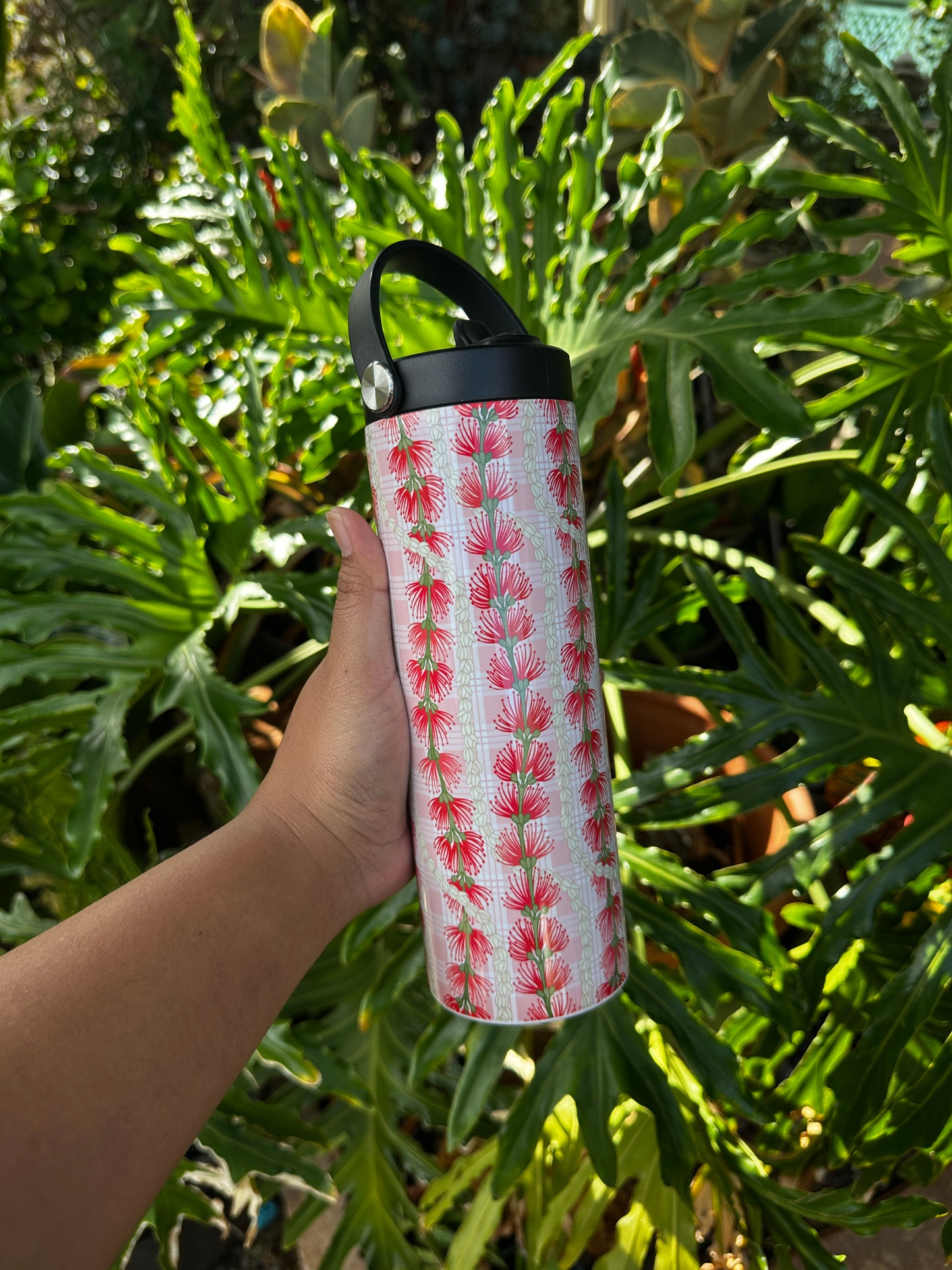Lehua Palaka 20oz Flask