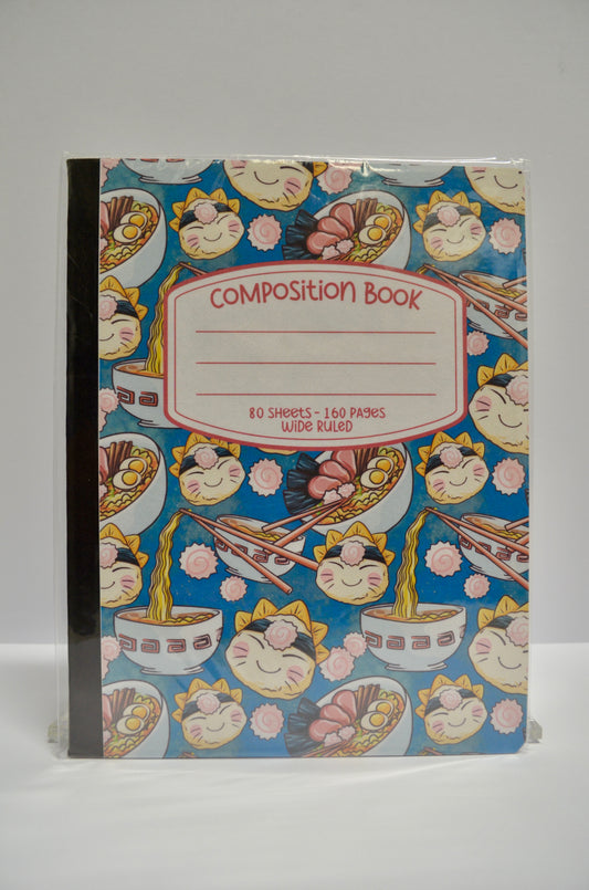 Wide Ruled Composition Books