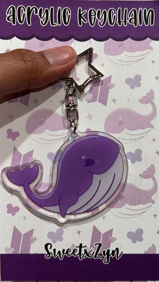 Whalien Acrylic Keychain