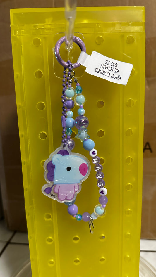 KPOP Corded Keychain