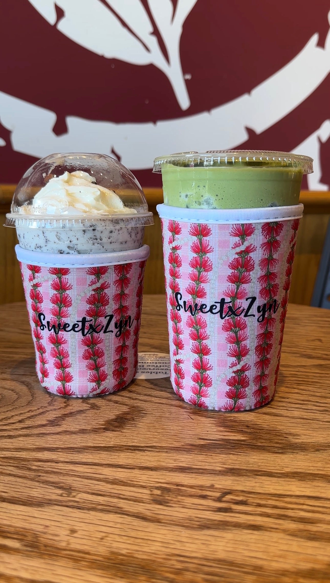 Lehua Palaka Cup Sleeve