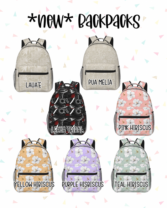 PRE-ORDER Backpacks