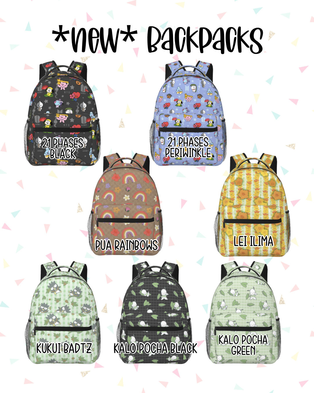 PRE-ORDER Backpacks