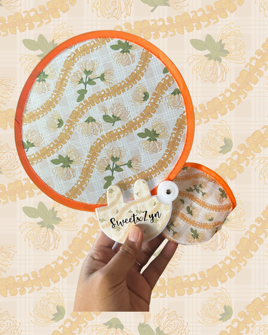 Lehua Mamo Pocket Fan