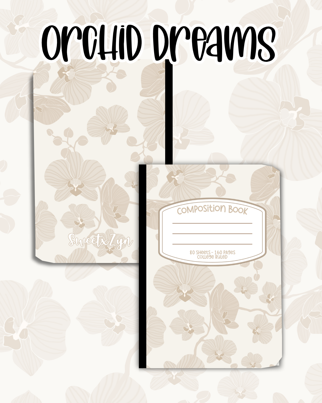 Orchid Dreams Composition Book