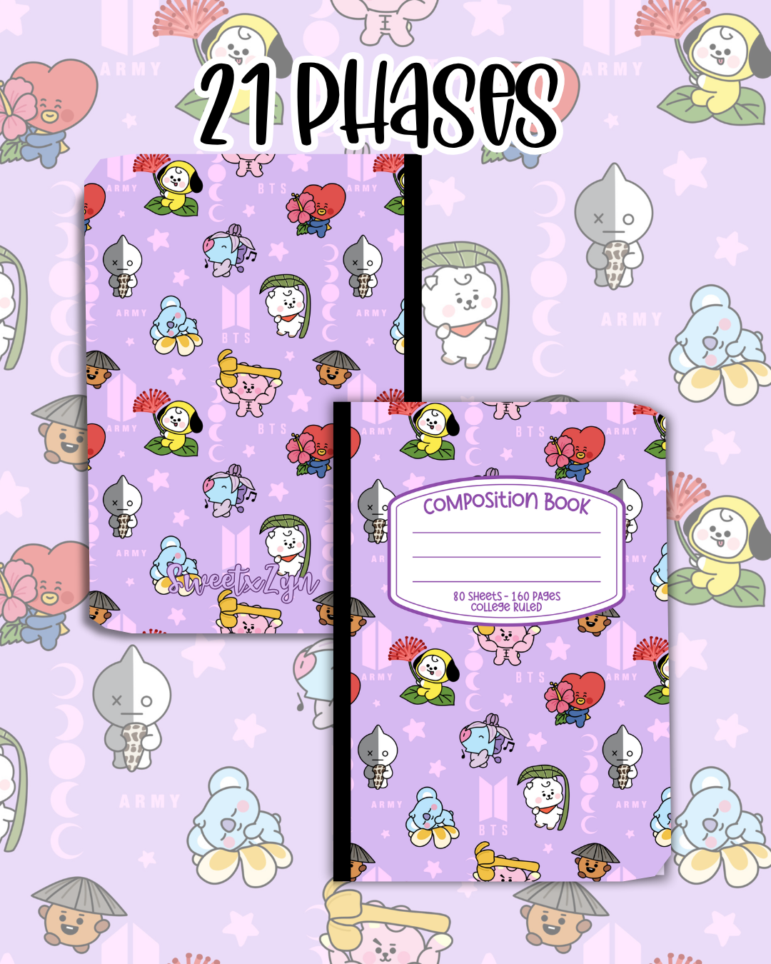 21 Phases Composition Book