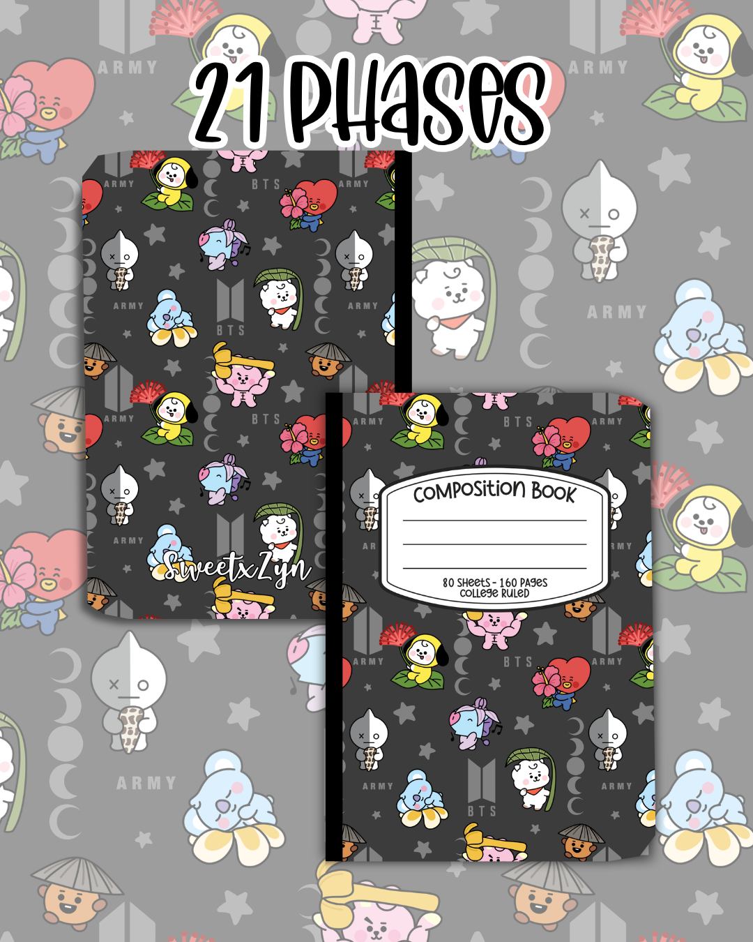 21 Phases Composition Book