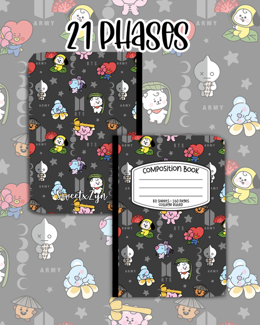 21 Phases Composition Book