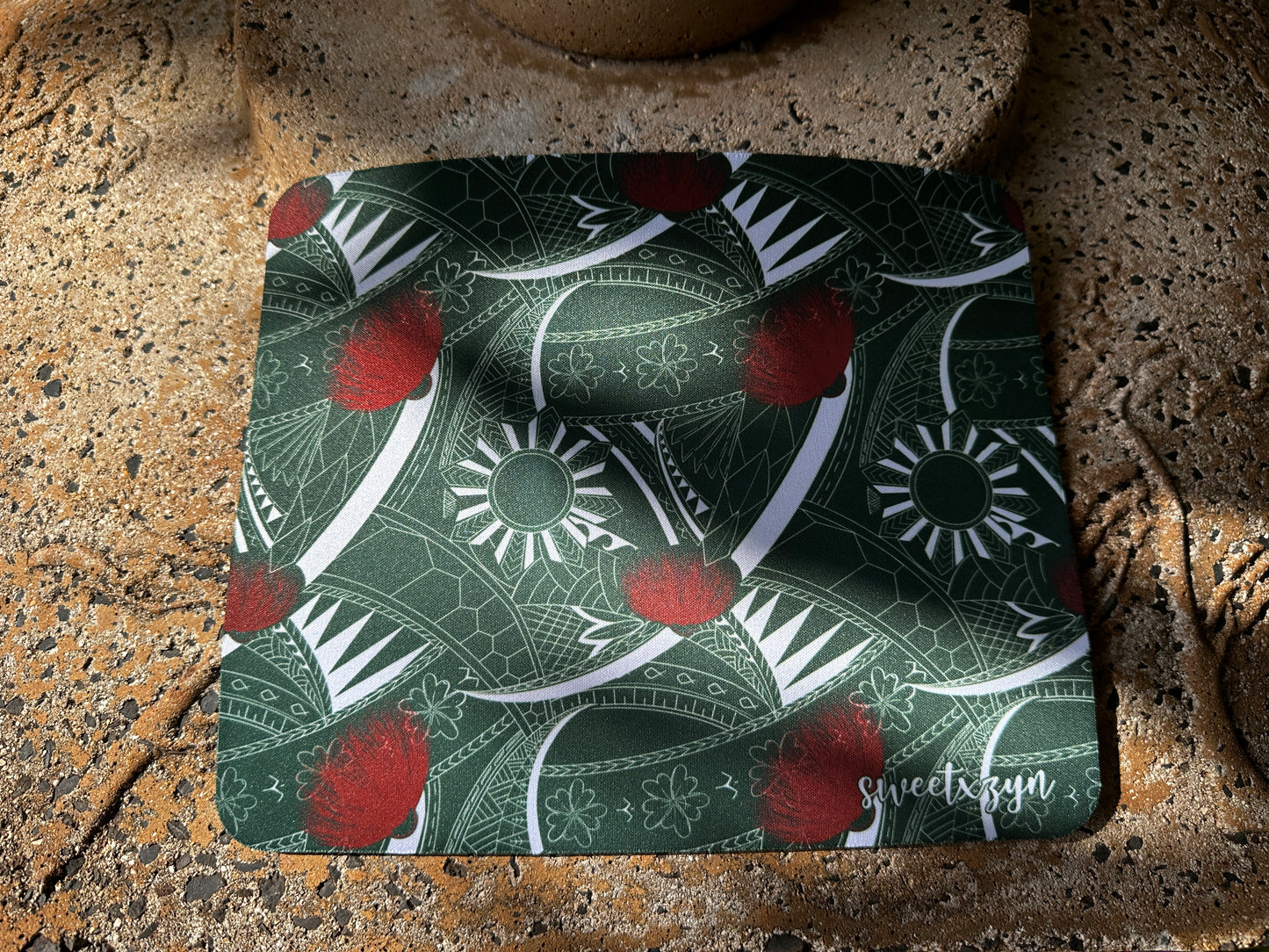 Exclusive Lehua Tribal Mousepad