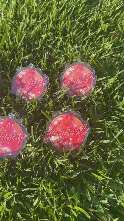 Bias Name Keychains