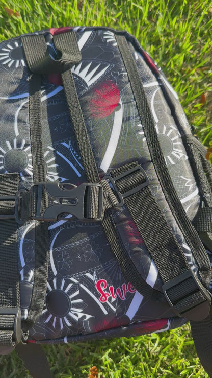 Exclusive Lehua Tribal Mini Backpack